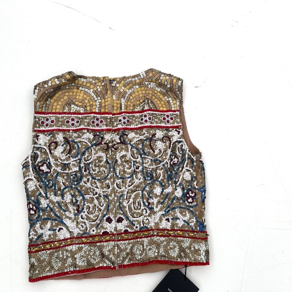 Dolce Gabbana sequined and jeweled runway byzantine top size S. NWT - Picture 2 of 13